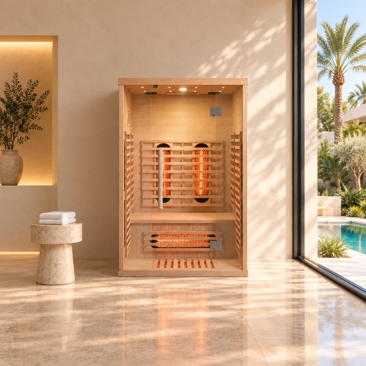 FEY SunRay Full-Spectrum Infrared Sauna